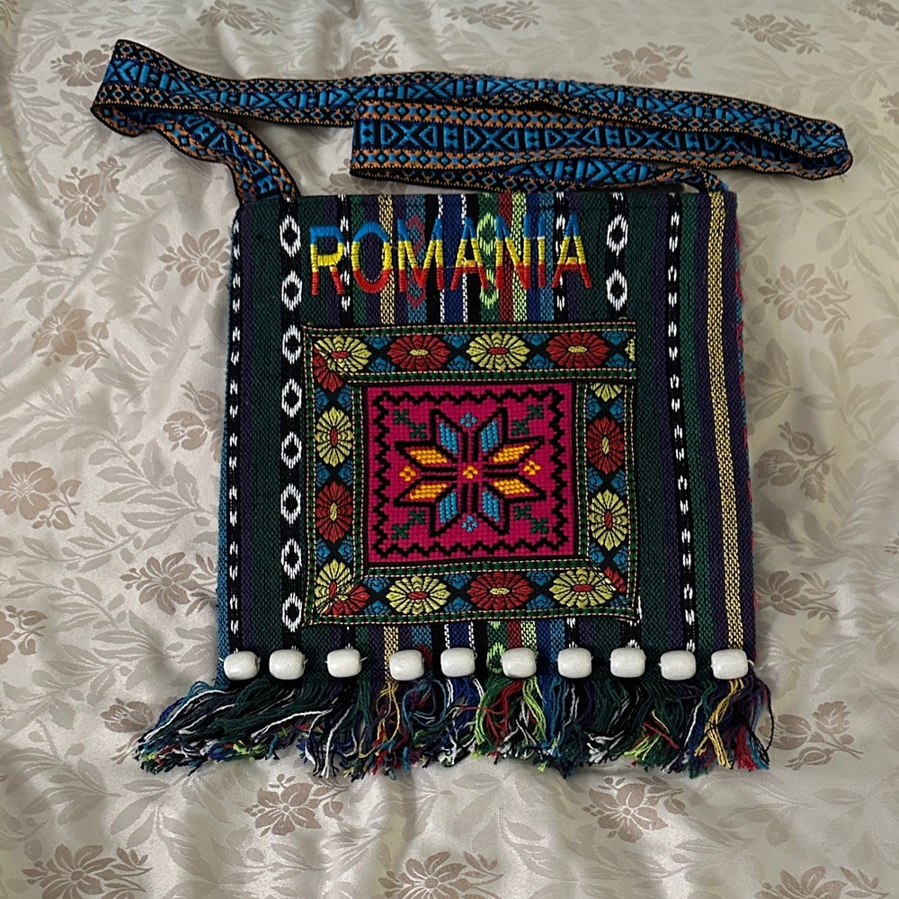 Romanian Colorful Patterned Women's Bag - New w/o tags